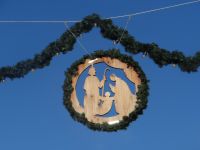 St. Ulrich, Weihnachtsdekoration in den Straßen