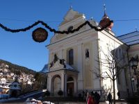St. Ulrich, über unseren Tag spannt sich ein blauer Himmel