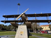 Jardim da Torre de Belem, Gedenkstätte des ersten Überfluges nach Südamerika
