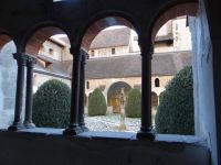 Brixen, der malerische Kreuzgang des Domes