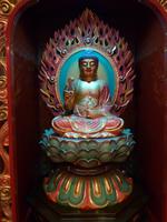 Im buddhistischen Tempel