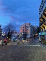 Morgenstimmung vor dem Hotel