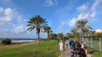 Spaziergang entlang der Promenade ins Zentrum von  Paphos