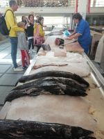 Markthalle in Funchal: die Fischabteilung