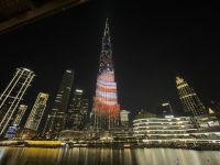 Downtown Dubai- Blick auf den Burj Khalifa