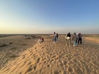 Fotostopp in den Sanddünen