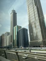 Fahrt mit der Metro zur Dubai Marina