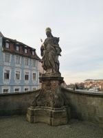 Statue Kaiserin Kunigunde, untere Brücke Bamberg