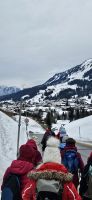 Weg vom Hotel zur Bushaltestelle