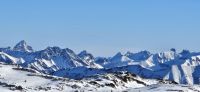 Blick zur Zugspitze - Mitte ganz hinten