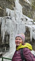 Reisebegleitung Ria in der Breitachschlucht