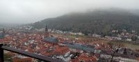Blick von der Burgruine auf Heidelberg