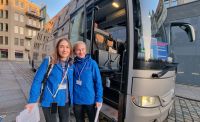 Reiseleiterinnen Kathrin und Anna in Dresden