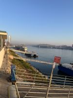 29.12.24  Bratislava -  das war's - in Abenddämmerung die Donau