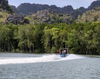 Bootsfahrt im Kilim Karst Geoforest Park