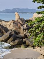 Koh Samui, Hin Ta-Hin Yai-Felsformation am Strand Ban Lamai