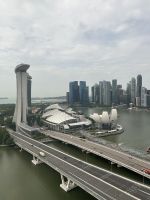 Blick vom Singapore Flyer