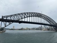 während der Hafenrundfahrt - Harbour Bridge Sydney