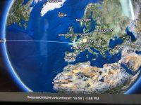 Der lange Flug über den Atlantik 