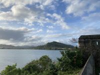 Blick zu unserem Hotel Porto Santo