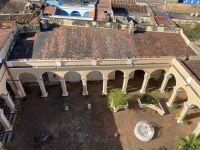 Der Innenhof des Palacio Ortega von oben