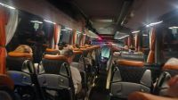 Busfahrt von Vaasa nach Helsinki am frühen Morgen
