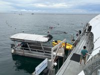 Plattform am äußeren Riff 