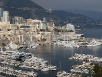 Blick auf den Hafen von Monte Carlo
