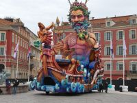 Karnevalfigur in Nizza