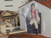 Fassadenkunst in Cannes