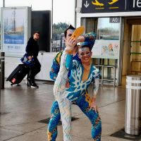 Karneval am Flughafen Nizza
