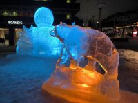 Ruka Village Eisskulpturen