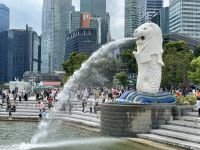 3. Tag: Stadtrundfahrt durch Singapur – Merlion
