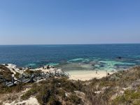 5. Tag: Tagesausflug auf die Rottnest Island – Fahrradtour – Fotostopp an den Henrietta Rocks