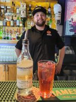 Koskenkorva Vodka am Abend 