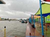 Hafen bei Regen, Belize City, Belize