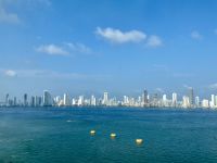 Hafeneinfahrt, Cartagena, Kolumbien