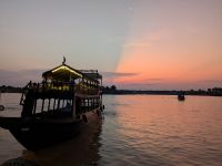 Sonnenuntergang am Tonle Sap