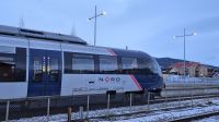 Zugfahrt mit der Nordlandsbahn