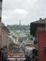 Blick auf den Hausberg von Quito