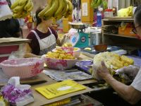 Obststand im indischen Markt in Singapur