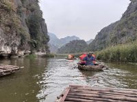 Ninh Binh, Boot fahren, trockene Ha Long Bucht