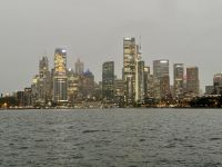 20. Tag: Sydney – Spaziergang über die Harbour Bridge – CBD am Abend von Kirribilli aus betrachtet