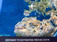 Abflug von Paris auf die Grosse Reise