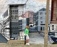 Valparaiso in schwarz und weiss