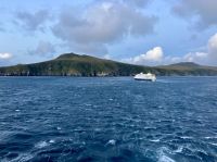 Wir haben auch hier Glueck, ruhige See am Cap