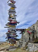 Der Totem noch ohne Eberhardt Schild