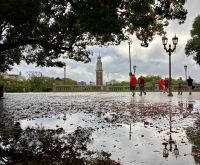 Nach dem Regen in Buenos Aires