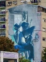 Richtung La Boca, Hausgemaelde