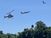 Der Helikopter und seine Kollegen